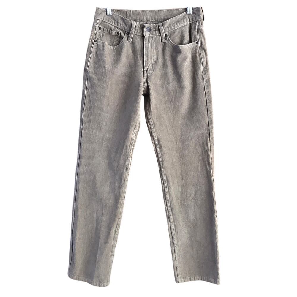 Levi's 514 Corduroy Pants Mens 30x32 Tan Chino Modern Straight